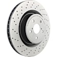 2014 Lexus IS F - Front Brake Disc and Pad Kit, UV Coated, Cross-Drilled, 5 Lugs, 360 mm, Ceramic, 5.0L 8Cyl, PRIME UV Coated Series