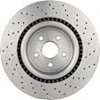 2014 Lexus IS F - Front Brake Disc and Pad Kit, UV Coated, Cross-Drilled, 5 Lugs, 360 mm, Ceramic, 5.0L 8Cyl, PRIME UV Coated Series