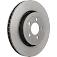 2011 Dodge Charger - Front Brake Disc and Pad Kit, UV Coated, Plain Surface, 5 Lugs, 345 mm, Ceramic, With Brake Code BR6, BR8, 3.6L 6Cyl, PRIME UV Coated Series