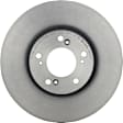 KT00600 Front Brake Disc and Pad Kit, UV Coated, Plain Surface, 5 Lugs, 300 mm, Ceramic, PRIME UV Coated Series