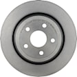 KT00643 Rear Brake Disc and Pad Kit, UV Coated, Slotted, 5 Lugs, 350 mm, Ceramic, PRIME UV Coated Series