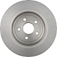 KT00643 Rear Brake Disc and Pad Kit, UV Coated, Slotted, 5 Lugs, 350 mm, Ceramic, PRIME UV Coated Series