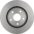 KT00842 Front Brake Disc and Pad Kit, UV Coated, Plain Surface, 5 Lugs, 330 mm, Ceramic, PRIME UV Coated Series