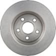 KT00842 Front Brake Disc and Pad Kit, UV Coated, Plain Surface, 5 Lugs, 330 mm, Ceramic, PRIME UV Coated Series