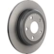 KT00850 Rear Brake Disc and Pad Kit, UV Coated, Plain Surface, 5 Lugs, 330 mm, Ceramic, PRIME UV Coated Series