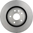 KT00990 Front Brake Disc and Pad Kit, UV Coated, Plain Surface, 350 mm, Ceramic, PRIME UV Coated Series