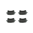 2016 Audi S4 - Rear Brake Disc and Pad Kit, UV Coated, Slotted, 330 mm, Ceramic, With 330 (mm) Diameter x 22 (mm) Rotor Thickness, 3.0L 6Cyl, PRIME UV Coated Series