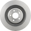 KT00A22 Rear Brake Disc and Pad Kit, UV Coated, Slotted, Ceramic, PRIME UV Coated Series