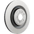 KT00A22 Rear Brake Disc and Pad Kit, UV Coated, Slotted, Ceramic, PRIME UV Coated Series