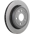 KT00A43 Rear Brake Disc and Pad Kit, UV Coated, Slotted, 330 mm, Ceramic, PRIME UV Coated Series
