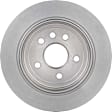 KT00A43 Rear Brake Disc and Pad Kit, UV Coated, Slotted, 330 mm, Ceramic, PRIME UV Coated Series