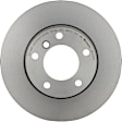 KT00B30 Front Brake Disc and Pad Kit, UV Coated, Plain Surface, 5 Lugs, 286 mm, Ceramic, PRIME UV Coated Series