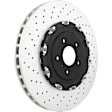 KT04316 Front Brake Disc and Pad Kit, UV Coated, Cross-Drilled, 390 mm, Semi-metallic, PRIME Series