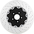 KT04316 Front Brake Disc and Pad Kit, UV Coated, Cross-Drilled, 390 mm, Semi-metallic, PRIME Series