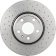 KTX0152 Front Brake Disc and Pad Kit, UV Coated, Cross-Drilled, 5 Lugs, 320 mm, Ceramic, Xtra Series