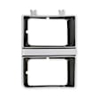 04-473 Passenger Side Headlight Bezel, Argent
