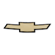 04-529 Emblem - Silver, Steel, Grille, Direct Fit, Sold Individually