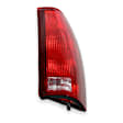 07-119 Driver Side Tail Light, Without bulb(s), Red Lens