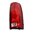 07-119 Driver Side Tail Light, Without bulb(s), Red Lens