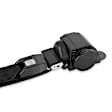 BELTKT4-3BLACK Seat Belt, 3-Point - Black