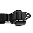 BELTKT4-3BLACK Seat Belt, 3-Point - Black