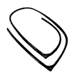 BTG7391 Tailgate and Liftgate Weatherstrip Seal - Sold Individually