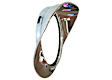 HLB5557 Driver and Passenger Side Headlight Bezel, Chrome