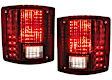 LED87FS Driver and Passenger Side LED Tail Light, Red Lens