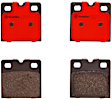 2018 Jaguar F-Type - Rear Ceramic Brake Pad Set, 5.0L 8Cyl, Ceramic Composite Brakes, PRIME Series