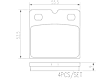 2018 Jaguar F-Type - Rear Ceramic Brake Pad Set, 5.0L 8Cyl, Ceramic Composite Brakes, PRIME Series