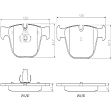 P06026N Rear NAO Series Ceramic Brake Pad Set