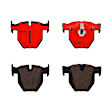 2010 BMW 528i - Rear Ceramic Brake Pad Set, PRIME Series