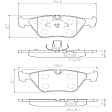 P06043N Front PRIME Series Ceramic Brake Pad Set