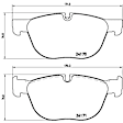 P06049 Front PRIME Series Low-Metallic Brake Pad Set