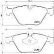 P06055 Front Low-Met Series Low-Metallic Brake Pad Set