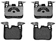 2017 BMW M3 - Rear Low-Metallic Brake Pad Set, 3.0L 6Cyl, Except Ceramic Composite Brakes, PRIME Series