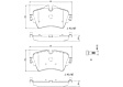 P06092N Front PRIME Series Ceramic Brake Pad Set