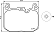P06097N Front PRIME Series Ceramic Brake Pad Set