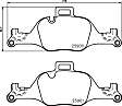 2021 BMW X5 - Front Low-Metallic Brake Pad Set, Without 3rd Row Seating; Except Blue Painted Caliper, PRIME Series