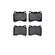 P09004 Low-Met Series Low-Metallic Brake Pad Set