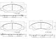 2010 Chevrolet Express 1500 - Front Ceramic Brake Pad Set, 5.3L 8Cyl, PRIME Series