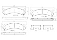 2004 Chevrolet Silverado 2500 HD - Front Ceramic Brake Pad Set, 6.0L 8Cyl, PRIME Series
