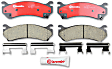 2007 Chevrolet Silverado 3500 HD - Rear Ceramic Brake Pad Set, With 9,900lb Gross Vehicle Weight (GVW), NAO Series