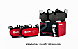 2007 Chevrolet Silverado 3500 HD - Rear Ceramic Brake Pad Set, With 9,900lb Gross Vehicle Weight (GVW), NAO Series