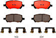 P10043N Front PRIME Series Ceramic Brake Pad Set