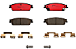 P10045N Rear NAO Series Ceramic Brake Pad Set