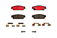 P10045N Rear NAO Series Ceramic Brake Pad Set