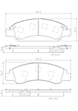 P10065N Front PRIME Series Ceramic Brake Pad Set