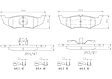 2003 Dodge Neon - Rear Ceramic Brake Pad Set, PRIME Series