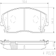 P11019N Front NAO Series Ceramic Brake Pad Set